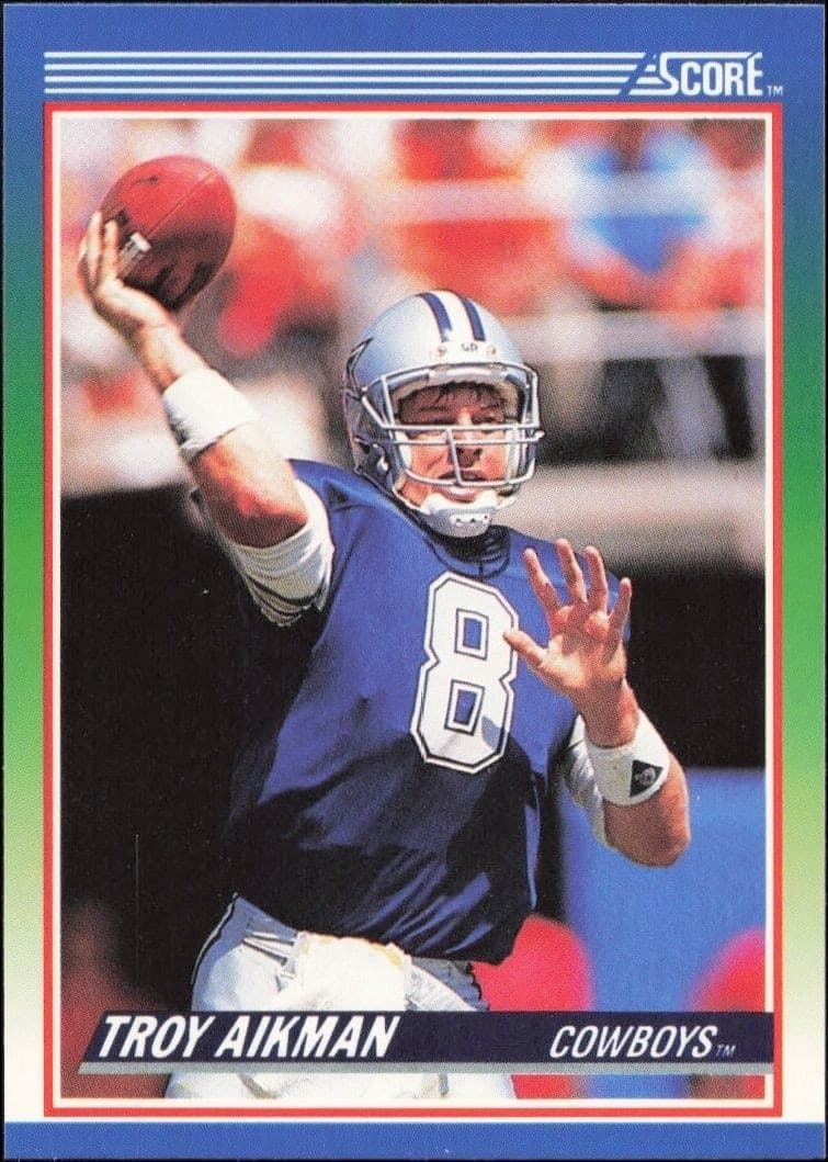 1990 Score Troy Aikman #21 trading card