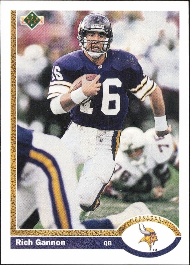 1991 Upper-Deck Rich Gannon #659 trading card