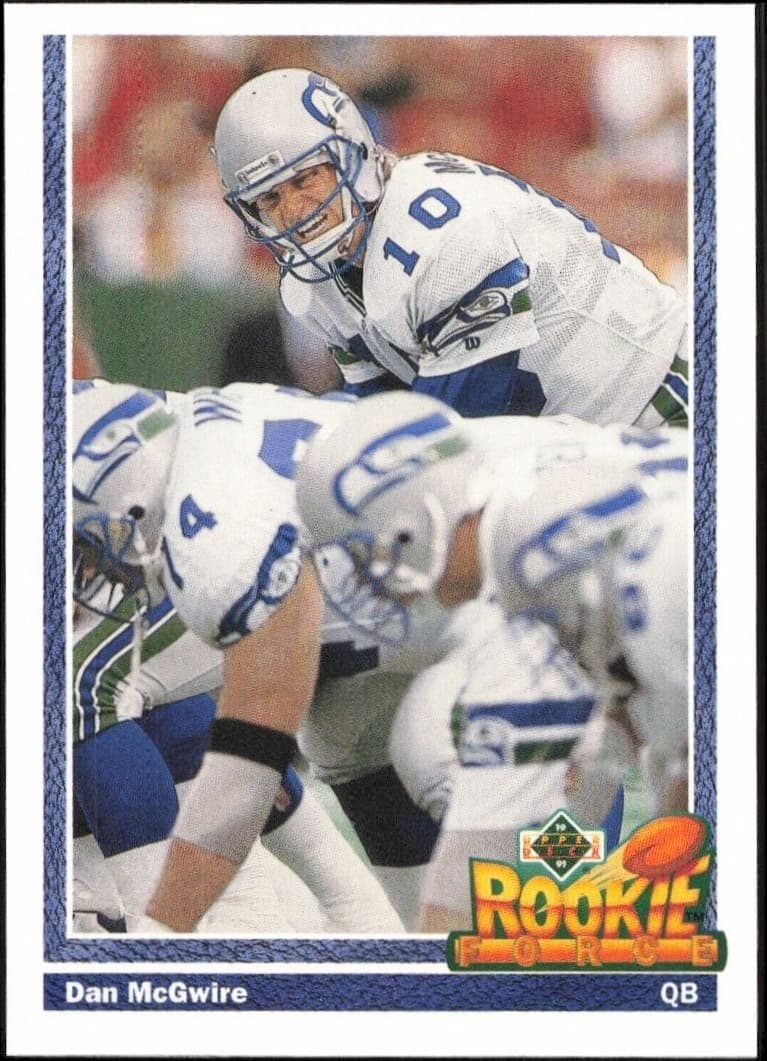 1991 Upper-Deck Dan McGwire #626 trading card