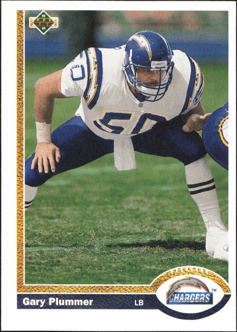 1991 Upper-Deck Gary Plummer #575 trading card