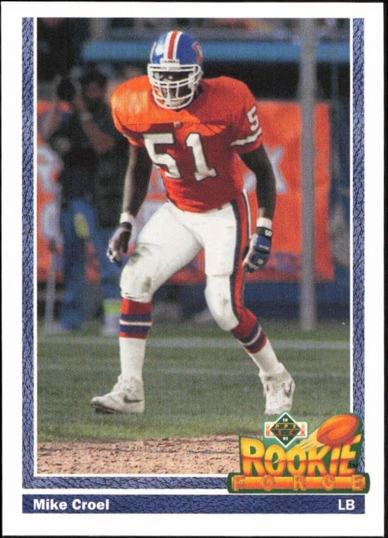 1991 Upper-Deck Mike Croel #606 trading card