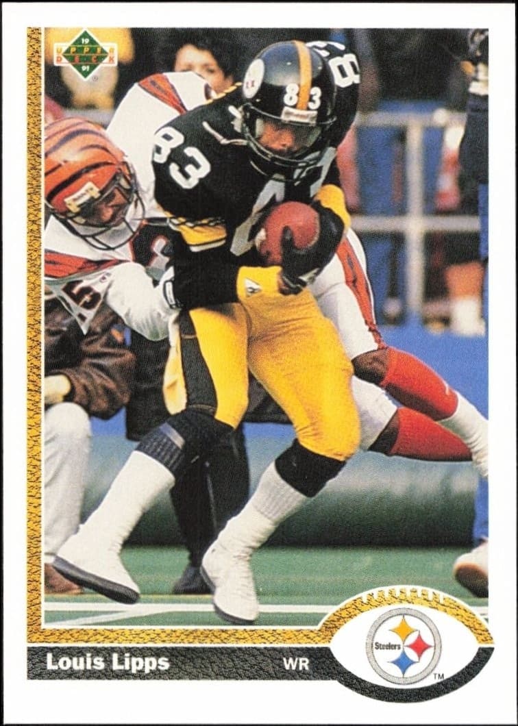 1991 Upper-Deck Louis Lipps #134 trading card