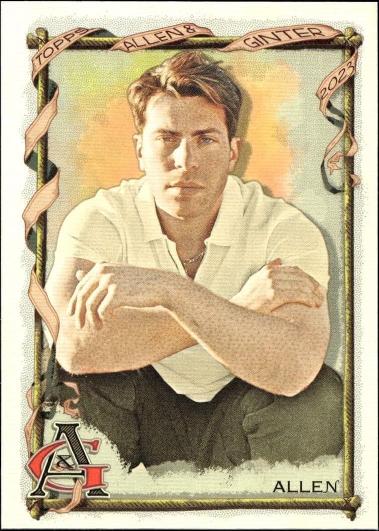 2023 Topps Allen & Ginter Hoodie Allen #298 baseball trading card front