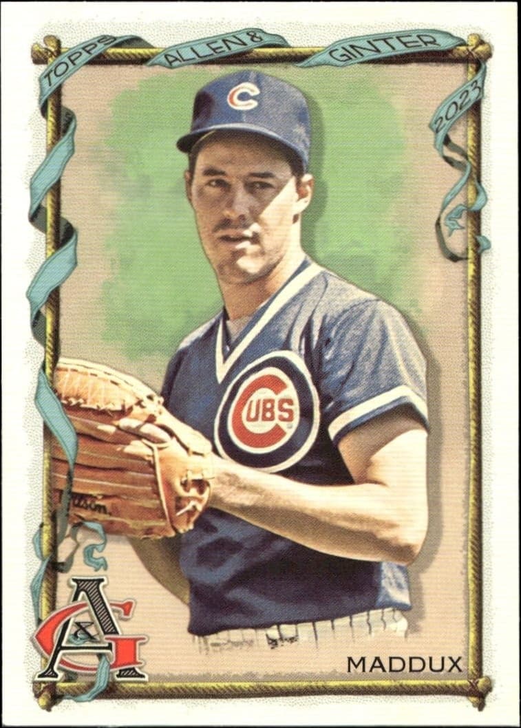 2023 Topps Allen & Ginter Greg Maddux #160 baseball trading card front