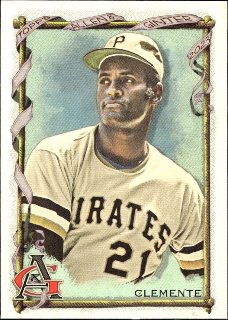 2023 Topps Allen & Ginter Roberto Clemente #27 trading card