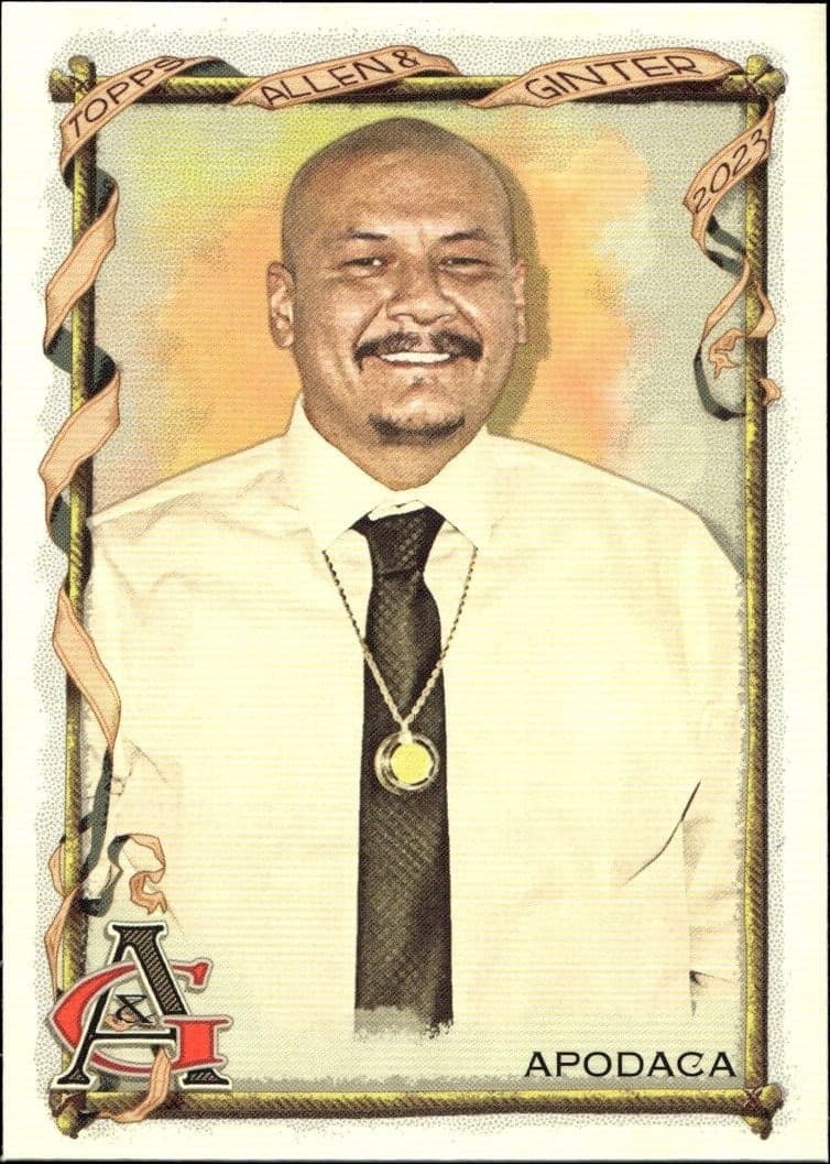 2023 Topps Allen & Ginter Nathan "doggface" Apodaca #287 baseball trading card front