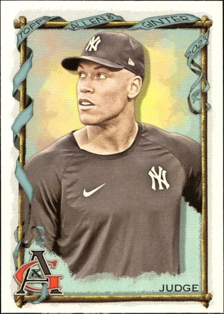 2023 Topps Allen & Ginter Aaron Judge #381 baseball trading card front