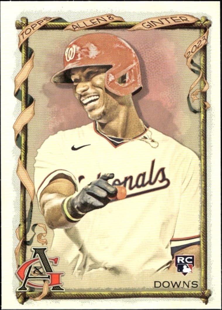 2023 Topps Allen & Ginter Jeter Downs #115 trading card