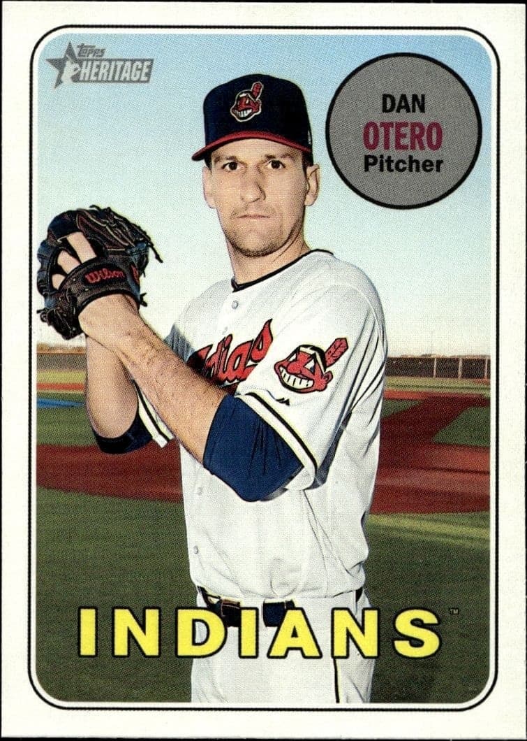 2018 Topps Heritage High Number Dan Otero #565 baseball trading card front