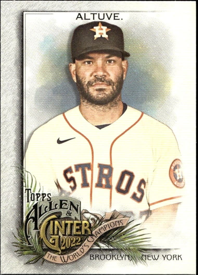 2022 Topps Allen & Ginter Jose Altuve #96 trading card