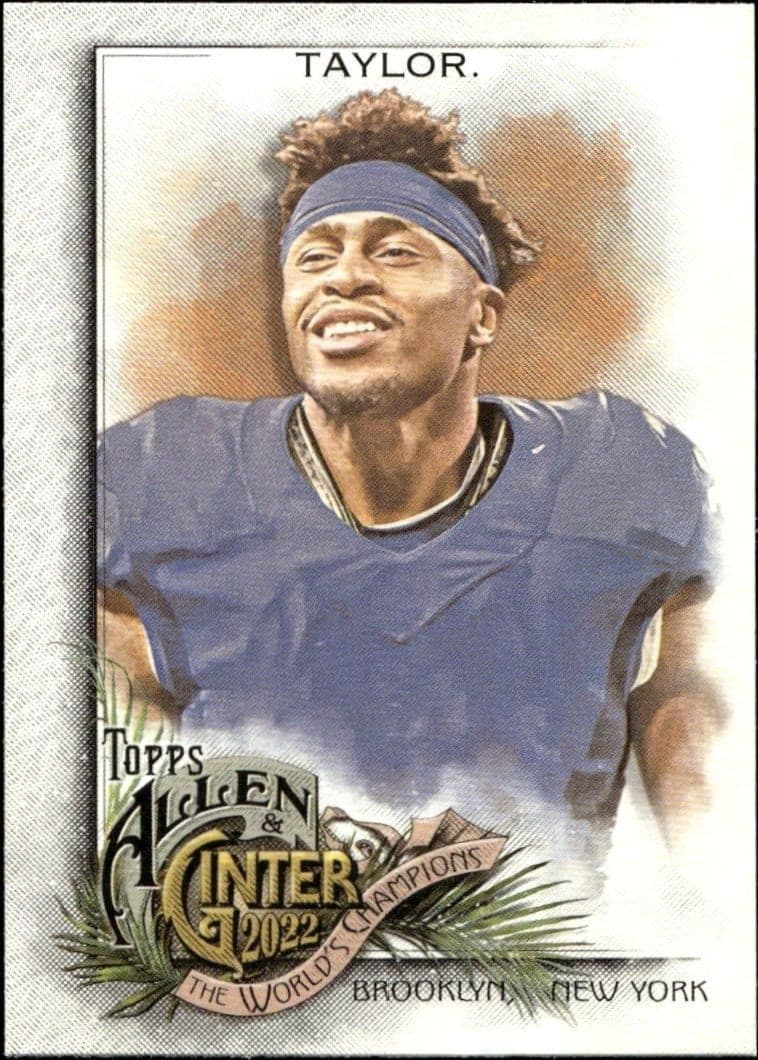 2022 Topps Allen & Ginter Jonathan Taylor #169 trading card