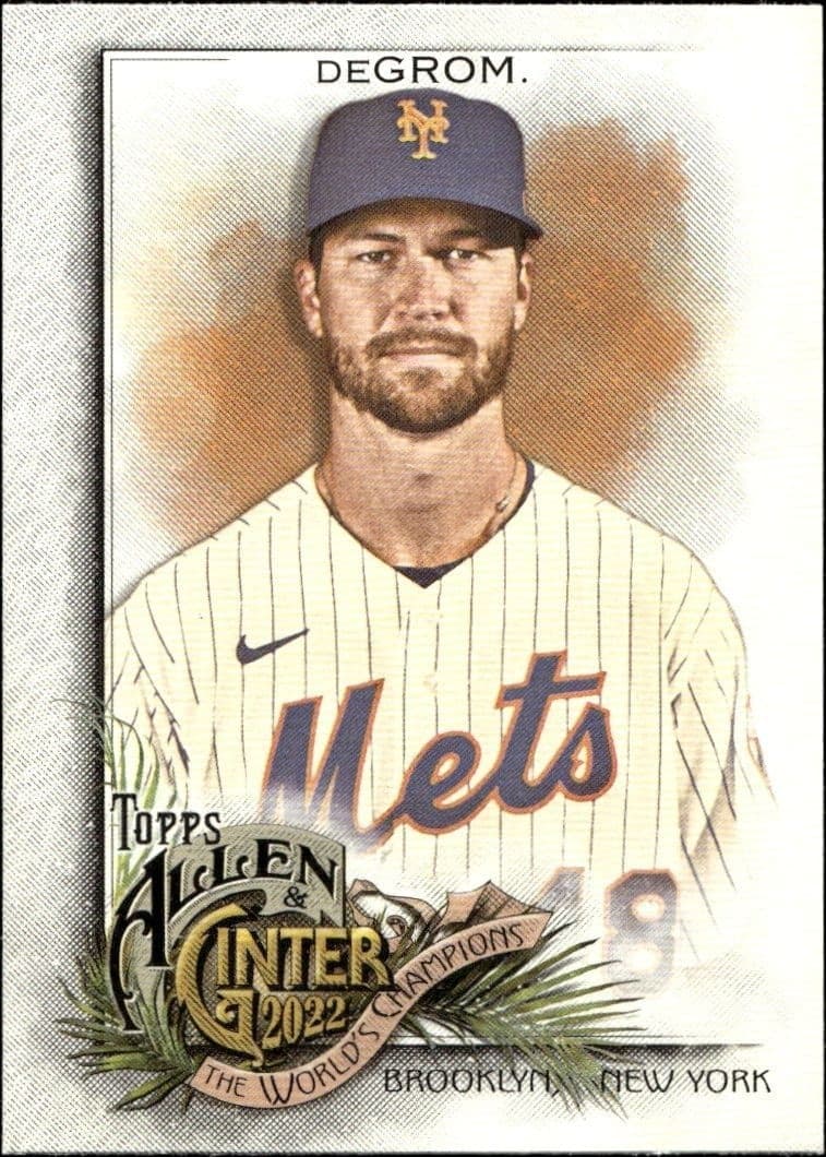 2022 Topps Allen & Ginter Jacob DeGrom #6 trading card