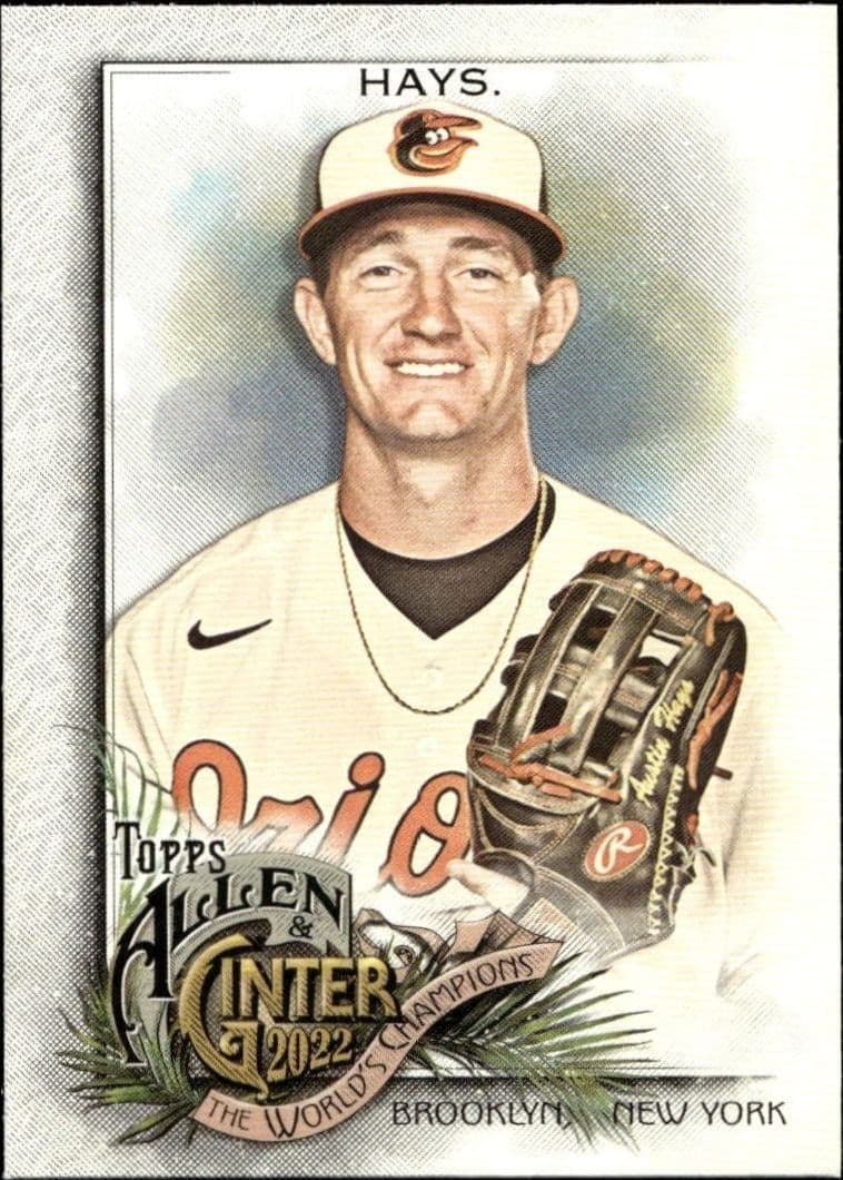 2022 Topps Allen & Ginter Austin Hays #307 trading card