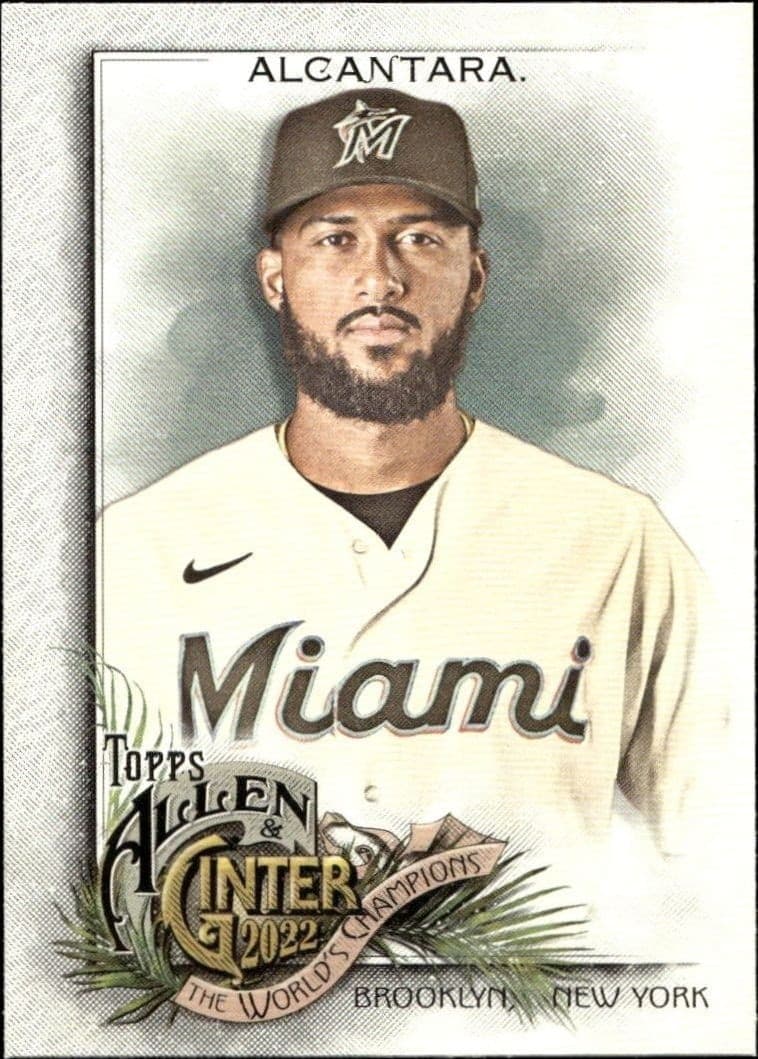 2022 Topps Allen & Ginter Sandy Alcantara #338 trading card