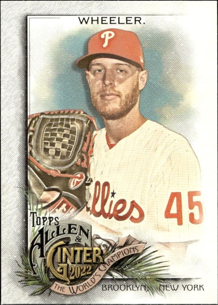 2022 Topps Allen & Ginter Zack Wheeler #325 trading card