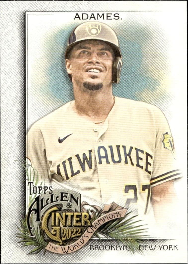 2022 Topps Allen & Ginter Willy Adames #130 trading card