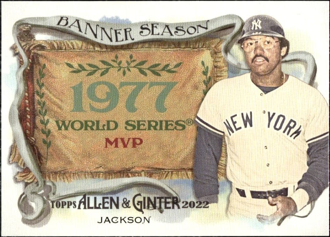 2022 Topps Allen & Ginter Reggie Jackson #BS-43 trading card