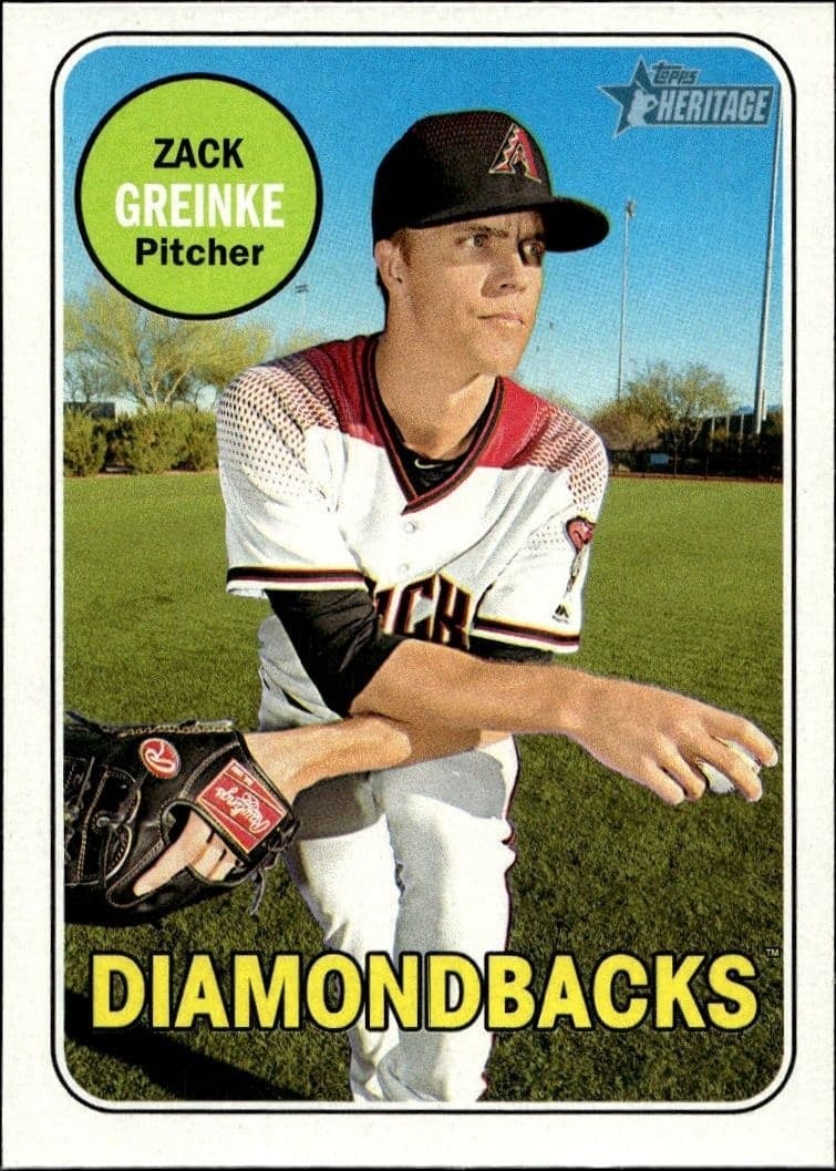 2018 Topps Heritage Zack Greinke #234 trading card