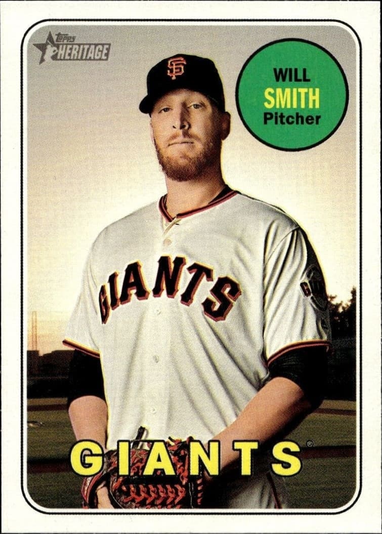 2018 Topps Heritage High Number Will Smith #614 trading card