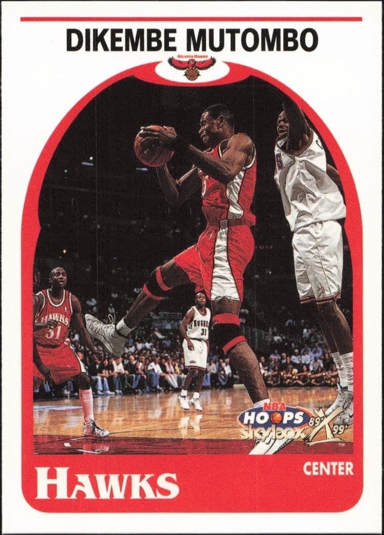 1999-00 Skybox NBA Hoops Decade Dikembe Mutombo #153 trading card
