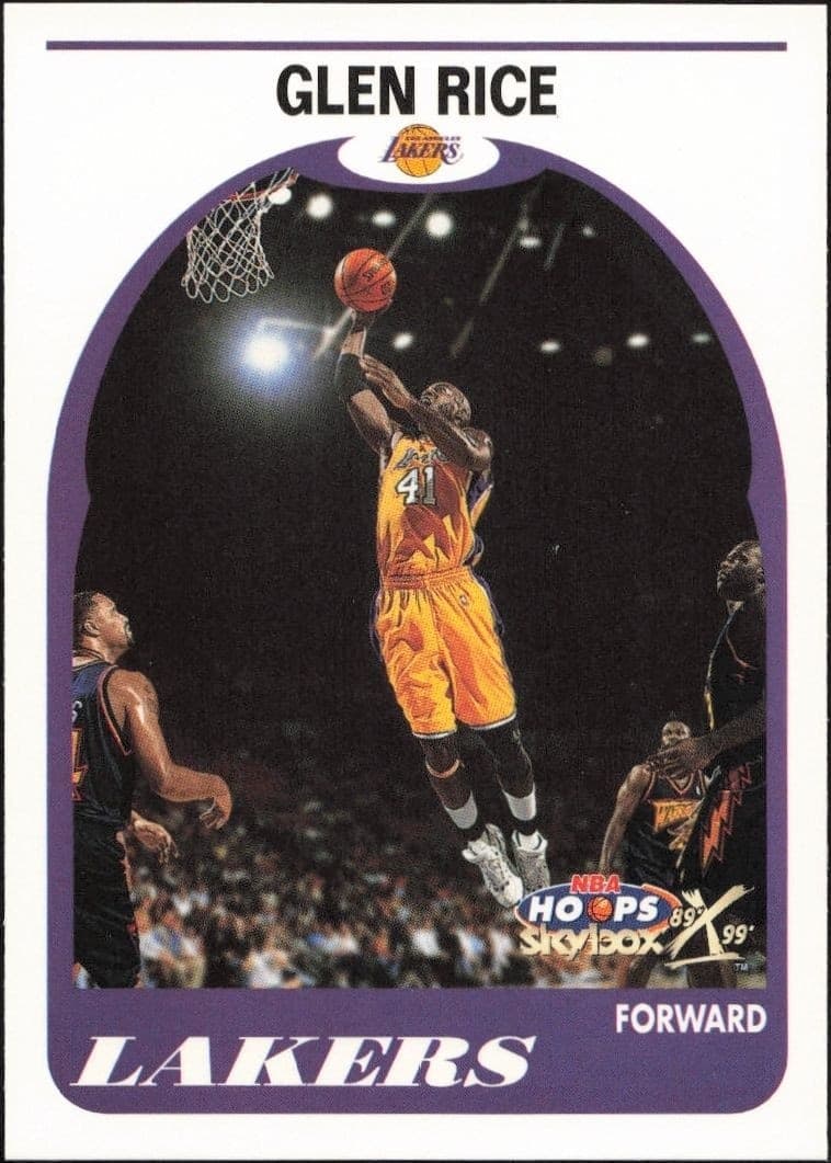 1999-00 Skybox NBA Hoops Decade Glen Rice #33 trading card