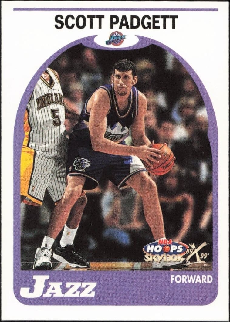 1999-00 Skybox NBA Hoops Decade Scott Padgett #76 trading card