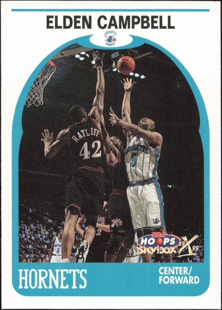 1999-00 Skybox NBA Hoops Decade Elden Campbell #103 trading card