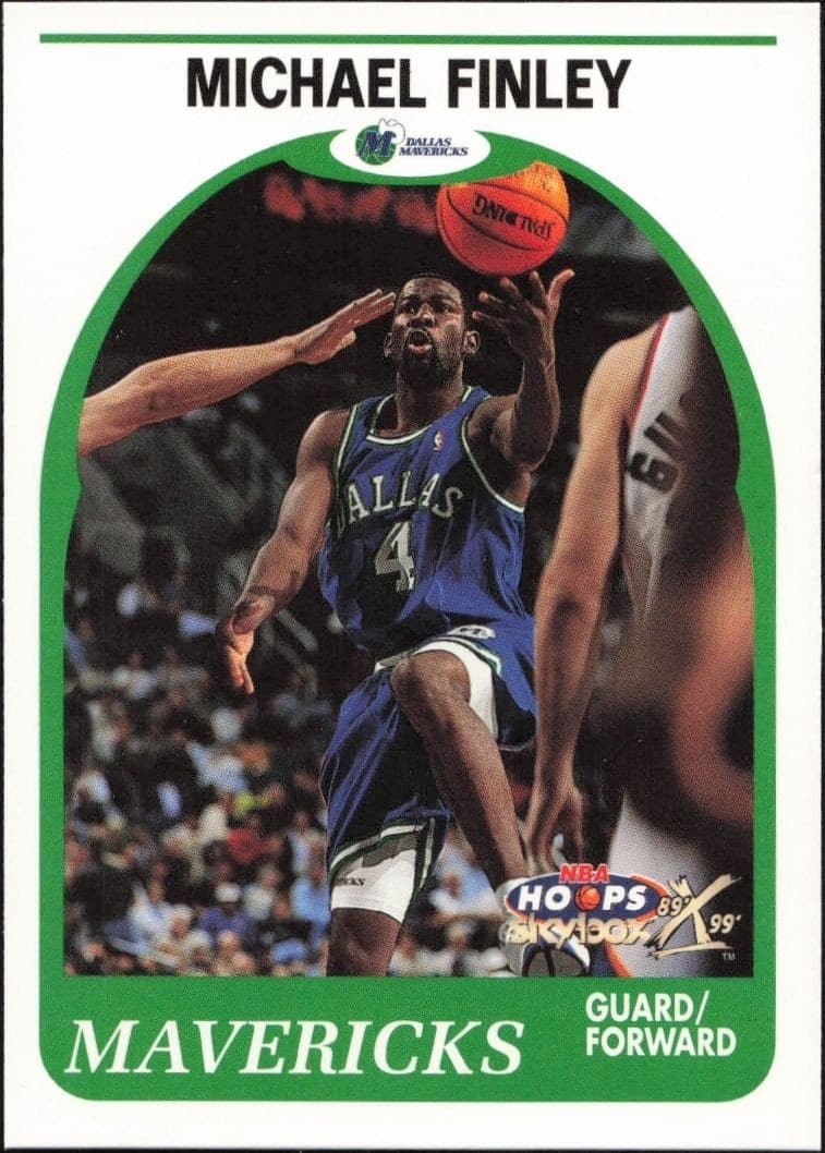 1999-00 Skybox NBA Hoops Decade Michael Finley #151 trading card