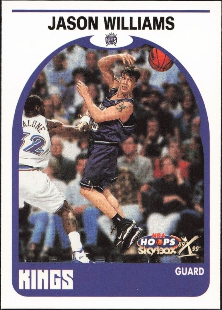 1999-00 Skybox NBA Hoops Decade Jason Williams #107 trading card