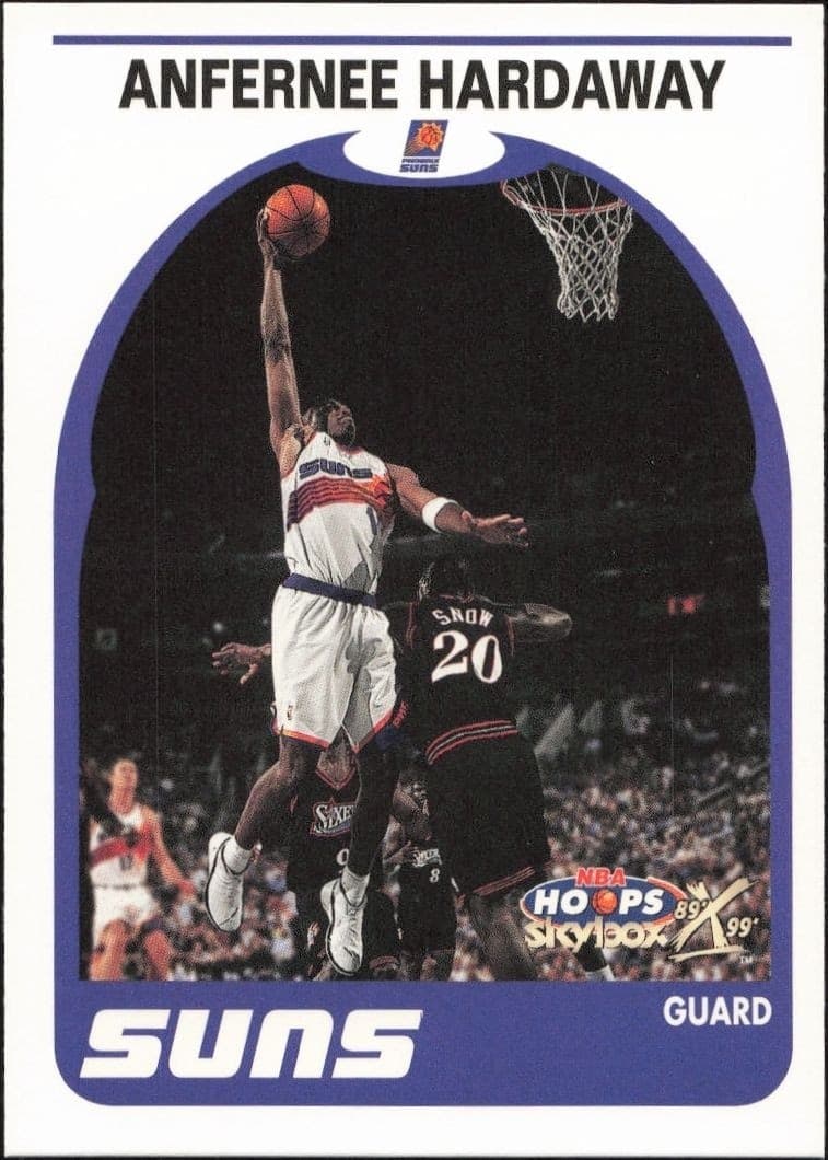 1999-00 Skybox NBA Hoops Decade Anfernee Hardaway #80 trading card