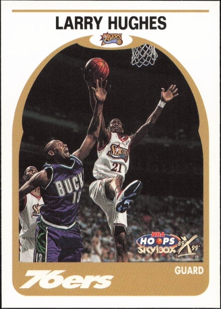 1999-00 Skybox NBA Hoops Decade Larry Hughes #93 trading card