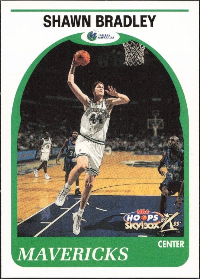 1999-00 Skybox NBA Hoops Decade Shawn Bradley #21 trading card