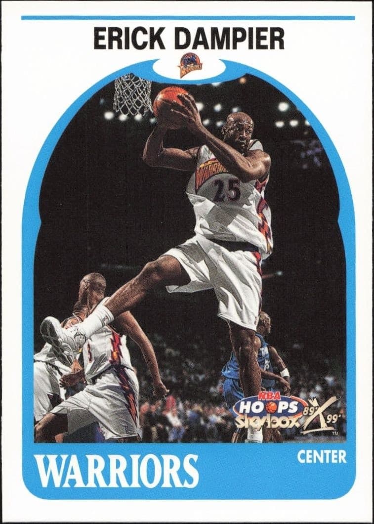 1999-00 Skybox NBA Hoops Decade Erick Dampier #79 trading card