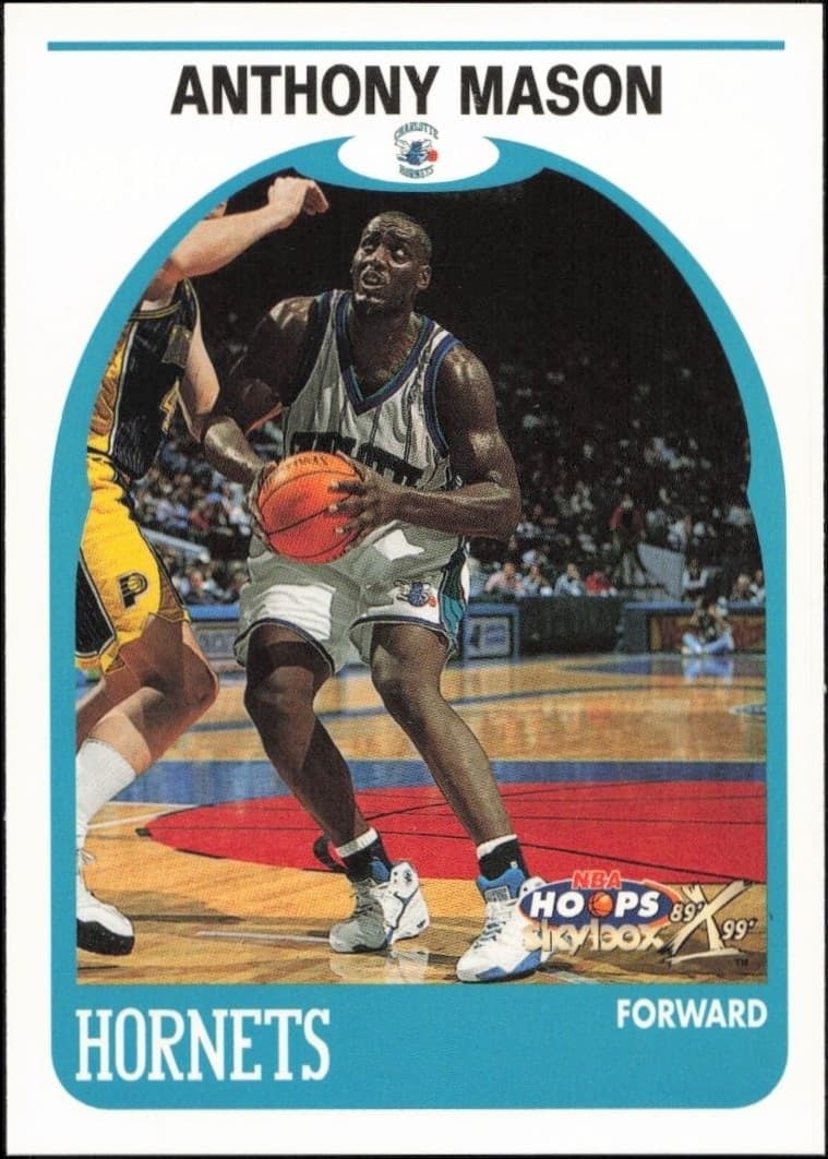 1999-00 Skybox NBA Hoops Decade Anthony Mason #152 trading card