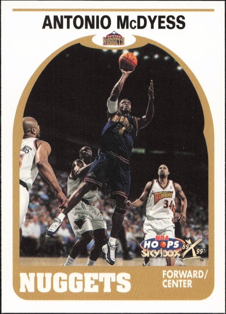 1999-00 Skybox NBA Hoops Decade Antonio McDyess #144 trading card
