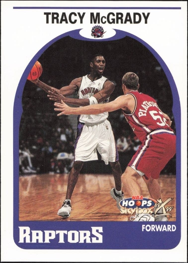 1999-00 Skybox NBA Hoops Decade Tracy McGrady #55 trading card