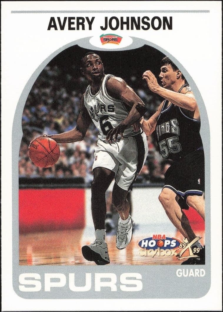 1999-00 Skybox NBA Hoops Decade Avery Johnson #143 trading card