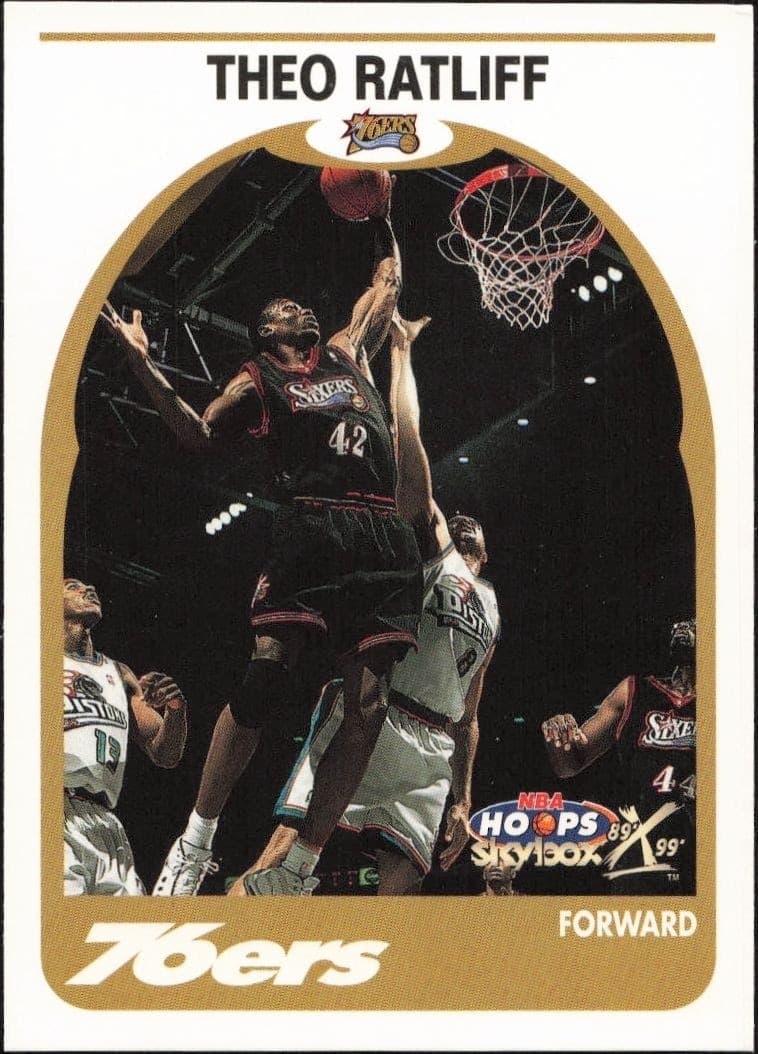 1999-00 Skybox NBA Hoops Decade Theo Ratliff #178 trading card