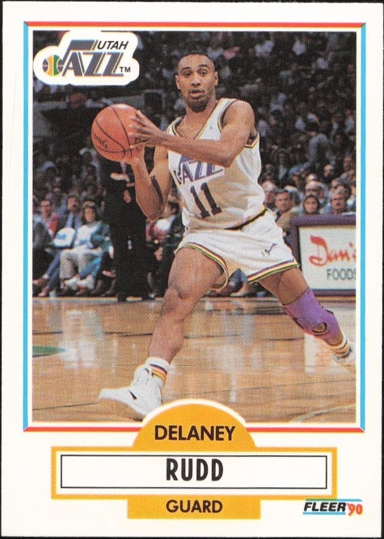 1990-91 Fleer Update Delaney Rudd #U-96 trading card