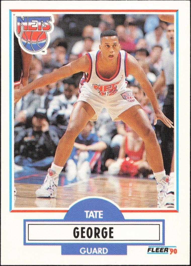 1990-91 Fleer Update Tate George #U-61 trading card
