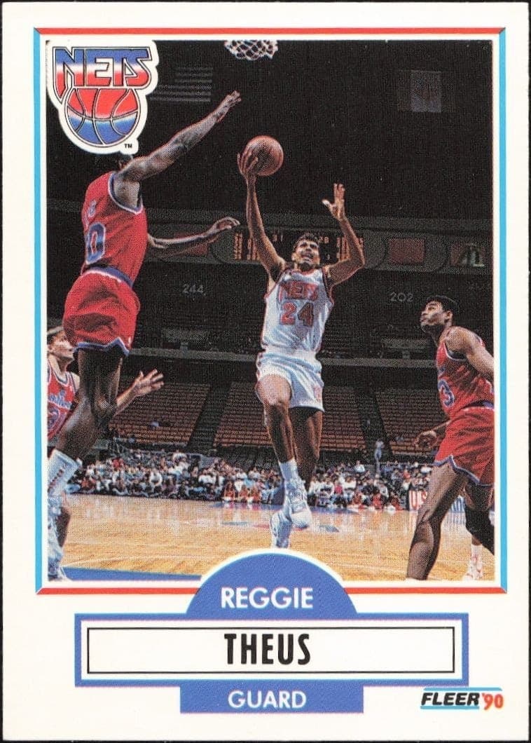 1990-91 Fleer Update Reggie Theus #U-62 trading card