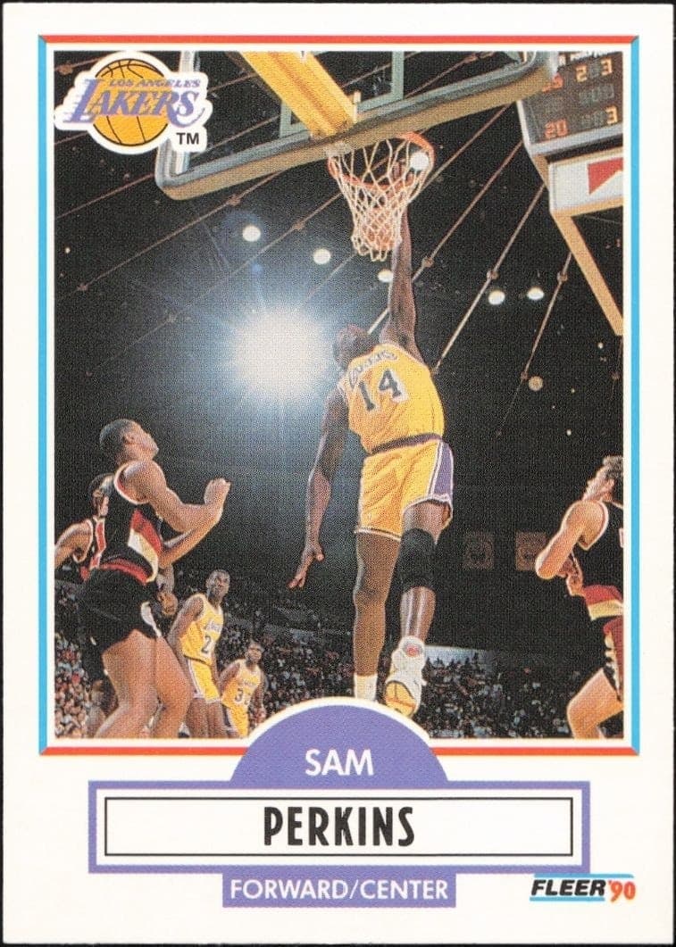 1990-91 Fleer Update Sam Perkins #U-44 trading card