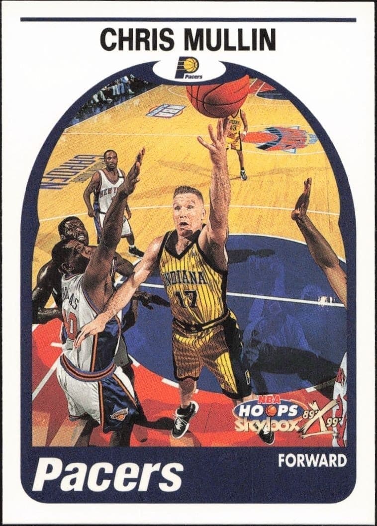 1999-00 Skybox NBA Hoops Decade Chris Mullin #86 trading card