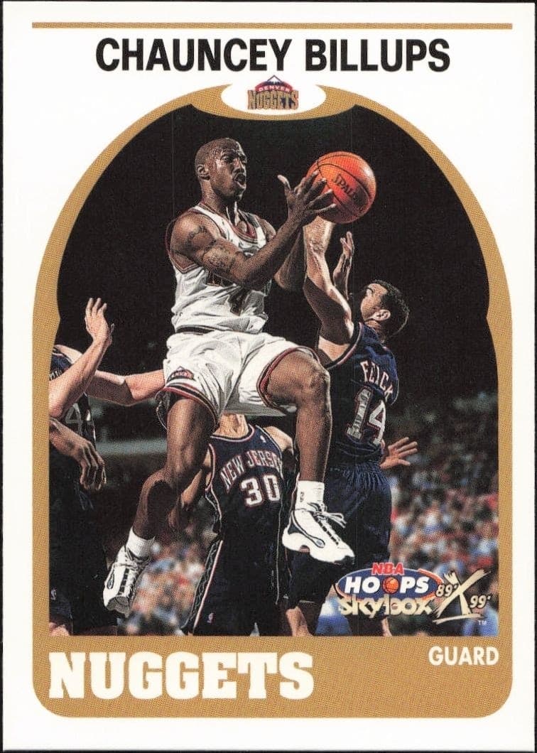 1999-00 Skybox NBA Hoops Decade Chauncey Billups #132 trading card