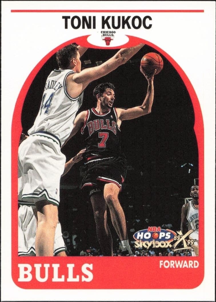 1999-00 Skybox NBA Hoops Decade Toni Kukoc #64 trading card