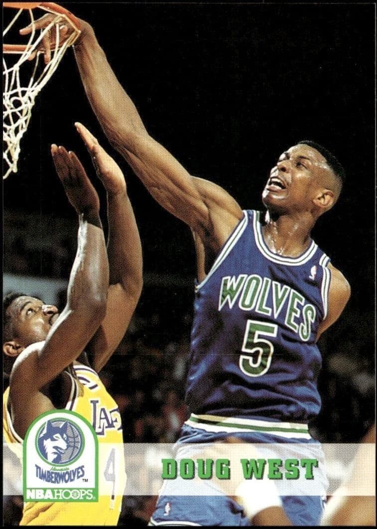 1993-94 Skybox NBA Hoops Series 1 Doug West #134 trading card