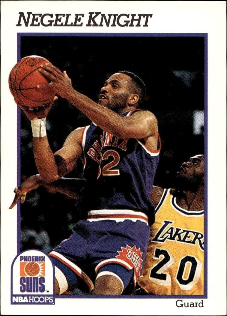 1991-92 Skybox NBA Hoops Series 2 Negele Knight #418 trading card