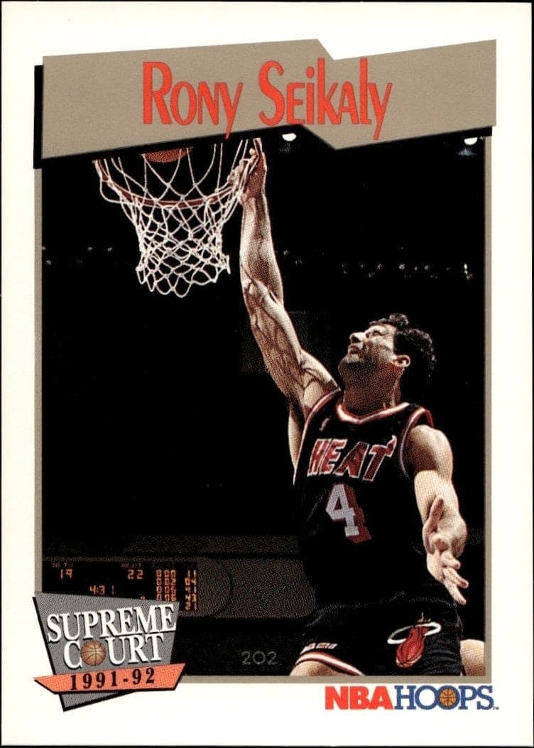 1991-92 Skybox NBA Hoops Series 2 Rony Seikaly #476 trading card