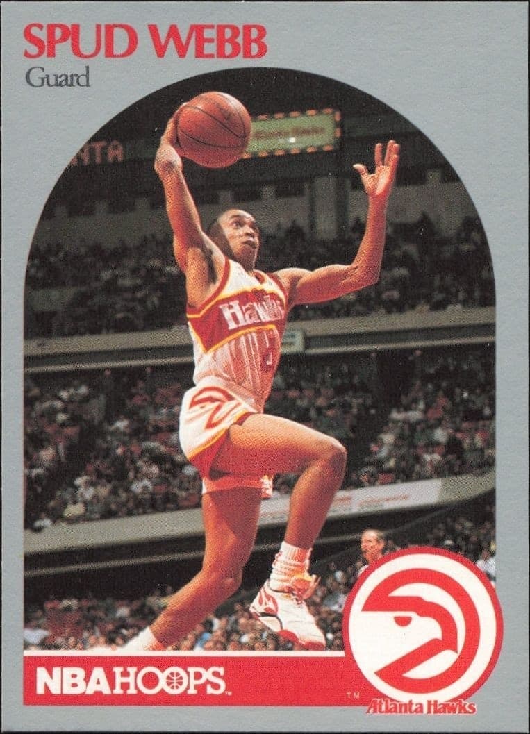 1990-91 Skybox NBA Hoops Series 1 Spud Webb #35 trading card
