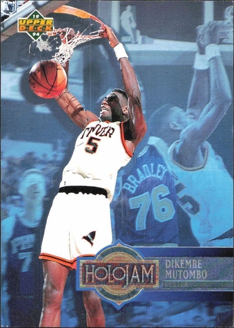 1993-94 Upper-Deck Holojam Dikembe Mutombo #H7 trading card